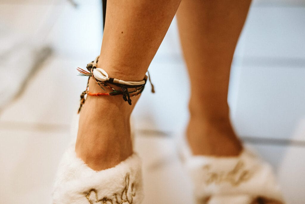 Die Farm Essen die Straußenfarm Essen Hochzeitsfotograf - Accessoires für den Fuß der Braut