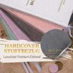 Mein kleines Hochzeitsbuch Hochzeitsplaner Wedding Planner Grau - Hardcover Stoffbezug - Luxuriöser Premium-Einband