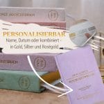 Mein kleines Hochzeitsbuch Hochzeitsplaner Wedding Planner Lila - Personalisierbar Name, Datum oder kombiniert - in Gold, Silber und Roségold