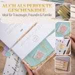 Mein kleines Hochzeitsbuch Hochzeitsplaner Wedding Planner Mint - Auch als perfekte Geschenkidee geeignet - ideal für Trauzeugin, Freundin und Familie