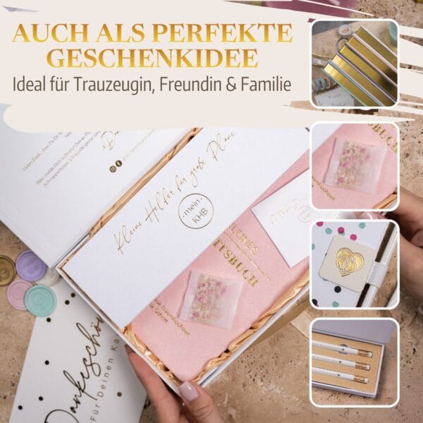 Mein kleines Hochzeitsbuch Hochzeitsplaner Wedding Planner Pink 5 Mein kleines Hochzeitsbuch Hochzeitsplaner Wedding Planner Pink - Auch als perfekte Geschenkidee geeignet - ideal für Trauzeugin, Freundin und Familie
